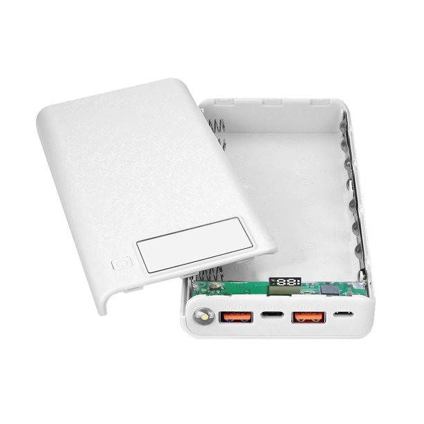 Banco del poder de batería de Diy 8x18650 para la caja de almacenamiento del caso para Qc 3.0 para el teléfono móvil
