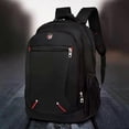 thumbnail image 2 of City Backpack School Work and Leisure Bag School Backpack Sports Backpack Laptop Backpack Laptop Compartment Black, 2 of 5