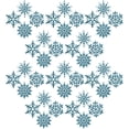 thumbnail image 1 of Navidad Copos de nieve Árbol de Navidad Colgando Inicio Inicio Glitter Artesanías Colgantes Decoración Regalo de vacaciones Niños Azules Azules seitruly HA009993-04B, 1 of 6