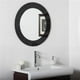 Decor Wonderland SSM529B le Miroir Mural Moderne Sans Cadre&44; Noir – image 1 sur 1