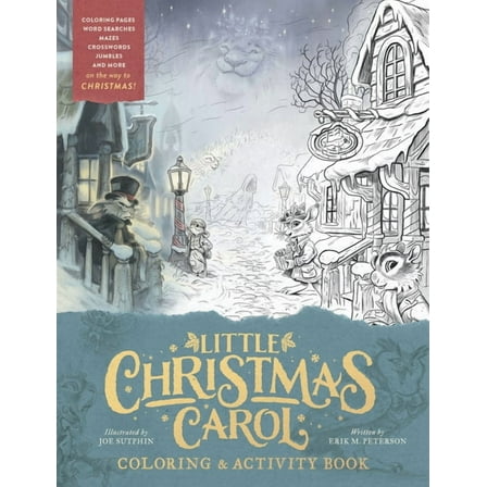 Little Christmas Carol Coloring & Activity Book, (Paperback)