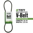 thumbnail image 2 of 8TEN Raw Edge Drive Belt for AYP Husqvarna 532189922 6522SH 6522SL 810-CBL2748T, 2 of 4