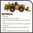 thumbnail image 4 of Diecast Masters 1:125 Caterpillar 994K Wheel Loader Tractor Truck, Elite Series Cat Truck | Scale Model Diecast Collectible Construction Trucks | Caterpillar Truck, Diecast Masters Model 85535, 4 of 5