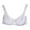 White, variant on Underwear Women V Neck Adjusted Straps Underwire Floral Lace Bra Lace Bra Skin Tone 36/80B