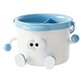 thumbnail image 2 of Mini Desk Trash Can - Cute Garbage Bin Holder, Tiny Countertop Waste Container | Compact Cleaning Storage Organizer Unit, Dorm Bedroom Office Bathroom Bedside, 2 of 7