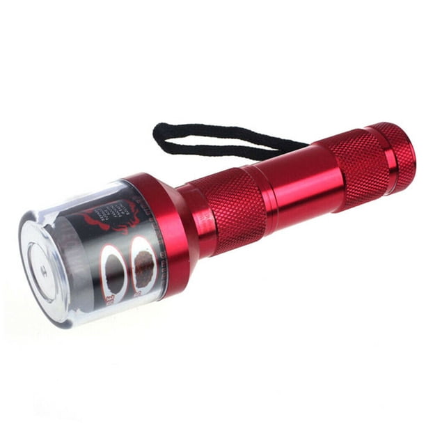 Cateissary Amoladora de aluminio, trituradora eléctrica de mano con batería, accesorios para herramientas de molienda para interior y exterior encendedores Rojo