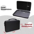thumbnail image 3 of LTGEM DJ Mixer Case for Numark Party Mix II or Hercules DJControl Mix Ultra DJ Controller,Black(Case only), 3 of 7