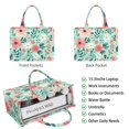 thumbnail image 1 of Large Capacity Tote Bag,Pioneer Flower Floral Print Pattern Handbag Fashion Luxury Tote Bag,15.7"x13"x 5.1" Inches,Laptop Compatible, 1 of 4