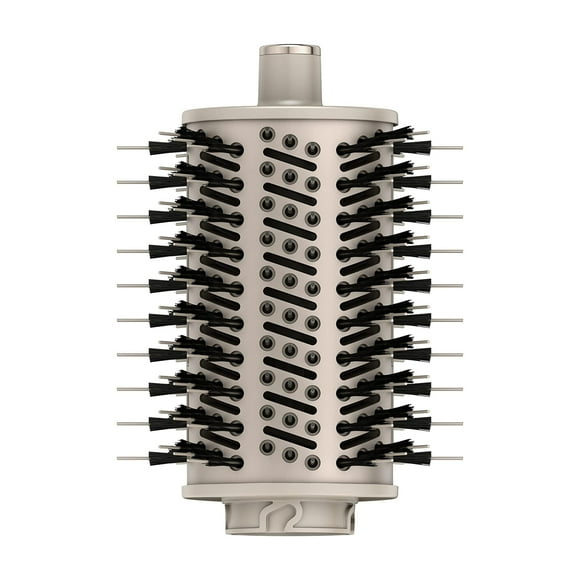 Shark FlexStyle Round Hot Air Brush Attachment for Blow Dryers, Hair Styling Tool for Straight, Wavy, Curly, and Coily Hair, Stone