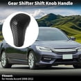thumbnail image 2 of Perilla de cambio automático Unique Bargains para Honda Accord 2008-2012, perilla del cambio de marcha, cubierta de bota de palanca de cambios de plástico, 2 of 6