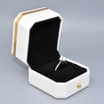thumbnail image 3 of Caja de Anillo de Joyas Inteprter Almacenamiento Blanco Estuche de Moda, 3 of 6