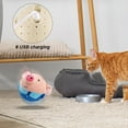 thumbnail image 4 of Usb Rechargeable Dog Plush Toy Singing Talking Bouncing Jump Ball Pet Essential (Blue Pig), 4 of 10