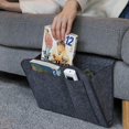 thumbnail image 6 of Amerteer Bedside Caddy,Bedside Storage Organizer,Table Cabinet Hanging Storage Organizer,Sofa Felt Bedside Pocket,Under Mattress Holder Bag for Book,Ipad,Tablet,Remotes, 6 of 8