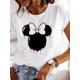 thumbnail image 1 of Cartoon Top Clothing Disney Mickey Mouse Clothes Tee Women Female 90s Sweet Cute Printed Fashion Lady Casual Graphic T-shirtsXXXL Gao Jinjia LED, 1 of 2