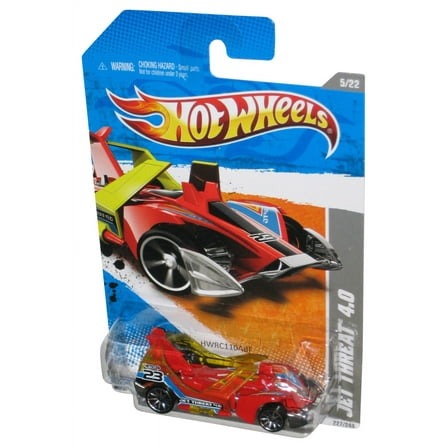 Hot Wheels HW Video Game Series 5/22 (2011) Red Jet Threat 4.0 Toy Car 227/244