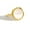 Gold, variant on Geometric Circular Ring Adjustable Copper Electroplated Korean Jewelry For Everyday Wear For Everyday Wear Look