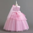 thumbnail image 6 of Akiihool Girls Princess Dress Children's Sequin Dress Big Bow Princess Dress Girl Flower Girl Dress(RD1,9-10Years), 6 of 9