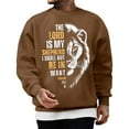 thumbnail image 4 of "The Lord Is My Shepherd" Psalm 23 Lion Sweatshirt – Christian Faith Pullover with Majestic Lion & Inspirational Bible Verse Design, 4 of 6