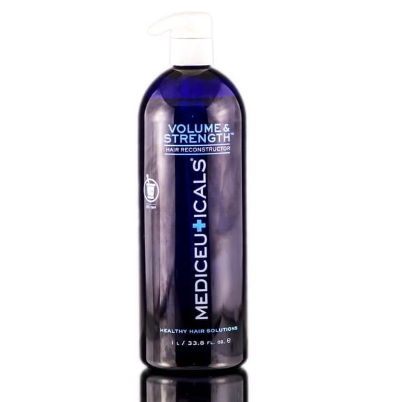 33.8 oz , Therapro Mediceuticals Volume & Strength Hair Reconstructor, hair scalp beauty - Pack of 1 w/ Sleek 3-in-1 Comb/Brush