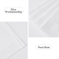 thumbnail image 5 of NICETOWN Extra Long Faux Linen Curtains, Pinch Pleated Light Filtering Privacy Noise Reducing Window Treatment, White, W 52 x L 108, 2 Panels, 5 of 7