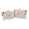 thumbnail image 2 of Vercord Canvas Handbag Organizers, Sturdy Purse Insert Organizer Bag in Bag, 10 Pockets Beige Small, 2 of 5