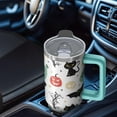 thumbnail image 5 of 30oz Halloween Tumbler with Handle – Haunted Skull Drinkware with Lid and Straw – Creepy Aesthetic Travel Cup – Trick or Treat Gifts, 5 of 5