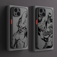 thumbnail image 4 of Funda de teléfono friezasgokus Bejitas DBZ, carcasa dura transparente mate para iPhone 16, 15, 14 Plus, 13, 12 Mini, 11 Pro Max, X, Xs, XR, 7, 8, 4 of 5