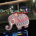 thumbnail image 4 of Clearance! Trendy Car Accessories, Hanging Accessories, Elephant, Peace, Hanging Rearview , Car Fragrance, Long-Lasting New Card, Portable Car Fragrance Film, 4 of 6