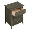 thumbnail image 5 of Starlight Canyon Home Gray 3 Drawer Nightstand, Ideal for Bedroom Storage, 5 of 9