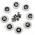 thumbnail image 1 of Ensemble de 8 Roues de Rechange pour Porte de Douche Diamètre 23mm, 1 of 4