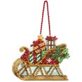 thumbnail image 2 of Susan Winget Sleigh Ornament Counted Cross Stitch Kit-4.25"X3.25" 14 Count Plastic Canvas, 2 of 2