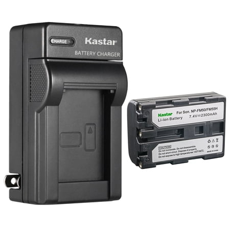 Kastar 1-Pack Battery and AC Wall Charger Replacement for Sony HVR-A1 HVR-A1U DSLR-A100 Video Walkman GV-D1000 CCD-TRV106 CCD-TRV108 CCD-TRV116 CCD-TRV118 CCD-TRV126 CCD-TRV128 CCD-TRV138