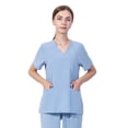 thumbnail image 4 of Uniforme de trabajo de médico, ropa de enfermera de manga corta, bata de hospital de belleza, ropa de lavado de quirófano de mujer, 4 of 6