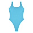 thumbnail image 4 of Cathalem One Piece Bathing Suit Plus Size Women's One Piece Swimsuits Tummy Control Bathing Suits(Blue,L), 4 of 5