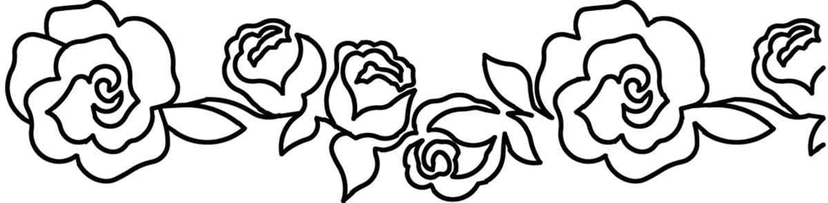 ROSE STENCIL ROSES FLOWER CRAFT ART PAINT TEMPLATE NEW FLOWERS BY STENSOURCE 