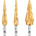 thumbnail image 1 of Brocas DeWalt 3 Pzs Titanio 1/8 A 1/2 3/16 A 1/2 3/16 A 7/8, 1 of 2