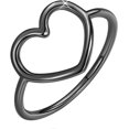 thumbnail image 1 of czcpp-Sterling Silver 925 Simple Minimalist Heart Finger Rings for Women Wedding Engagement Statement Jewelry, 1 of 4