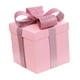 thumbnail image 3 of Caja de regalo de 7,87 x 7,87 x 7,87 pulgadas, ideal para fiestas, fácil de montar, cuadrada, con cinta para el Día de la Madre, graduación, boda. Rosa, 3 of 8
