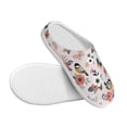 thumbnail image 3 of Lsque Rose Flowers Pattern Womens Comfort Cotton on Scuff With Memory Foam and Anti-skid Sole Slipper-37/38, 3 of 7