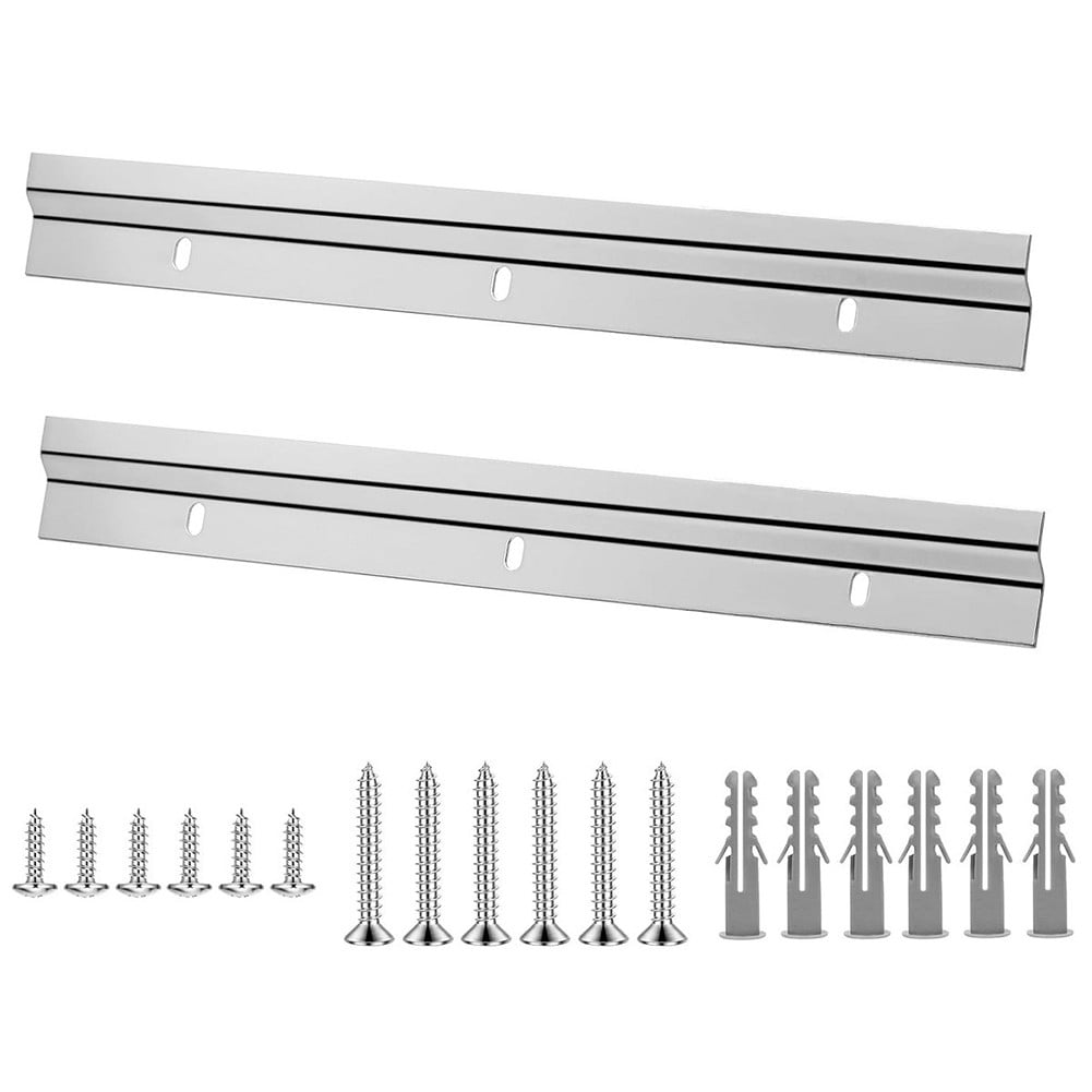 2Pcs Z-Clamps For Hanging Frame Hooks Hanging Rail For Pictures Artwork Frame
