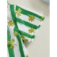 thumbnail image 7 of aturustex Little Boys 2pcs Irish Shorts Outfits 6M 12M 18M 2T 3T 4T Toddler Clover Striped/Plaid Bow Tie Shirts Short Sleeve T-shirts Lapel Button-up othes Summer Beachwear for Holiday Party, 7 of 7