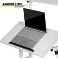 thumbnail image 4 of Magshion Lifting Computer Desk W/ Monitor Shelf, Adjustable Height Laptop Desk with Tilting Table for Standing or Sitting, White, 4 of 12