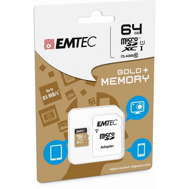 Memoria Micro Sd 64GB Uhs-I U3 V30 A1 Gaming Viola Emtec