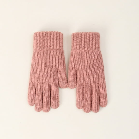 Knitted Gloves Winter With Thread Outdoor Windproof And Cold Warm Gloves Mittens for Women Cold Weather Insulated Ski Gloves Mittens Men Gloves Mitten Women Gloves Mitten Gloves Mittens Women Cold