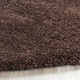 thumbnail image 3 of Safavieh Milan Shag Tapis Rond 7 Pieds Tissé à la Machine en Brun, 3 of 3