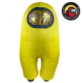 thumbnail image 2 of YuMe Among Us Inflatable Cosplay Costume Crewmate, Adult Halloween, Yellow 1-Pack, 2 of 13