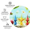 thumbnail image 3 of Lsque Pikmin Pattern 4" Drink Coasters Set of 6, Leather Absorbent Coasters, Table Coaster Set Decorative Coffee Cup Coasters Housewarming Gift, 3 of 7