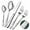 Silver Pattern, variant on Hammered Silverware Set,40-Piece Stainless Steel Flatware Set for 8, Mirror Finish Tableware Kitchen Cutlery Sets, Durable Home Eating Utensils Sets Includes Fork Spoon Knife, Dishwasher Safe