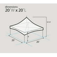 thumbnail image 3 of TentandTable Tent Set, 1 Weekender West Coast, 2 High Peak, White, 20 ft x 20 ft, 3 of 8