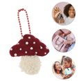 thumbnail image 4 of Unique Bargains 1 Pc Handbag Charm Cute Beaded Chain Handbag Accessories Red Beige, 4 of 6